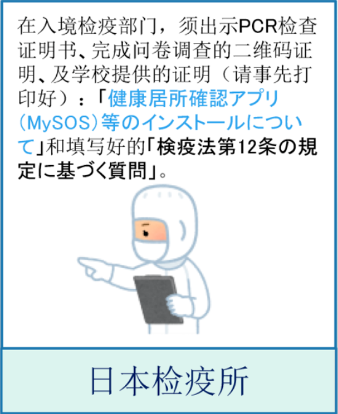 《日本新规入境手册》插画图，通俗易懂